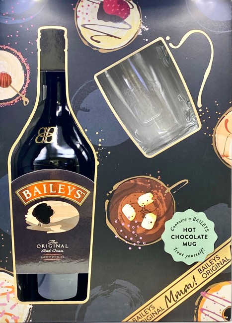 Baileys Original Irish Cream With Glass Mug Gift – Wine Chateau